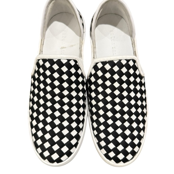 Freda Salvador Eddy D’Orsay  Checkered Slip-Ons Sneaker Flats Size 6 - Picture 11 of 15